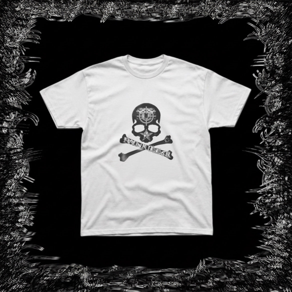 PAINKILL6R SKULL LOGO TEE