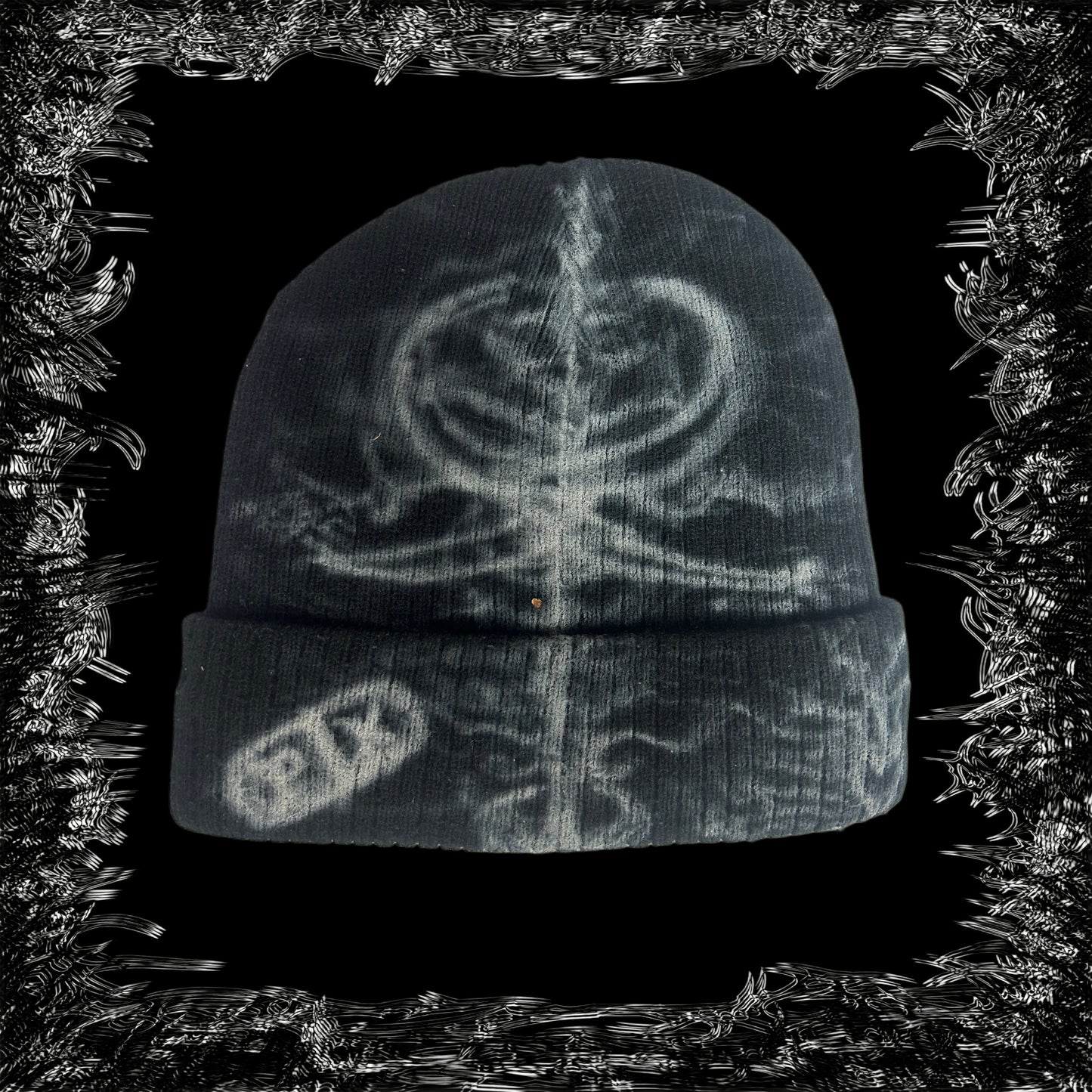 1 of 1 skull beanie gothic logo