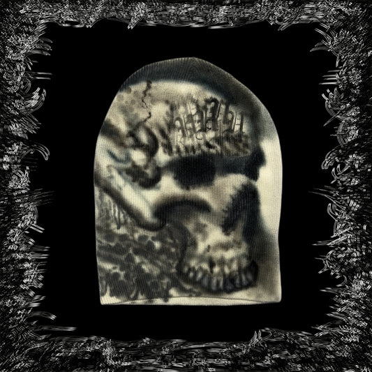 Skull beanie 1 of 1 airbrushed piece