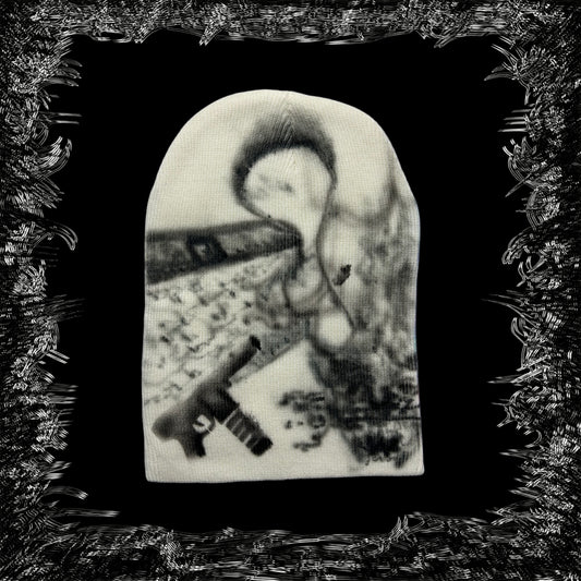 1 of 1 evil kitten beanie