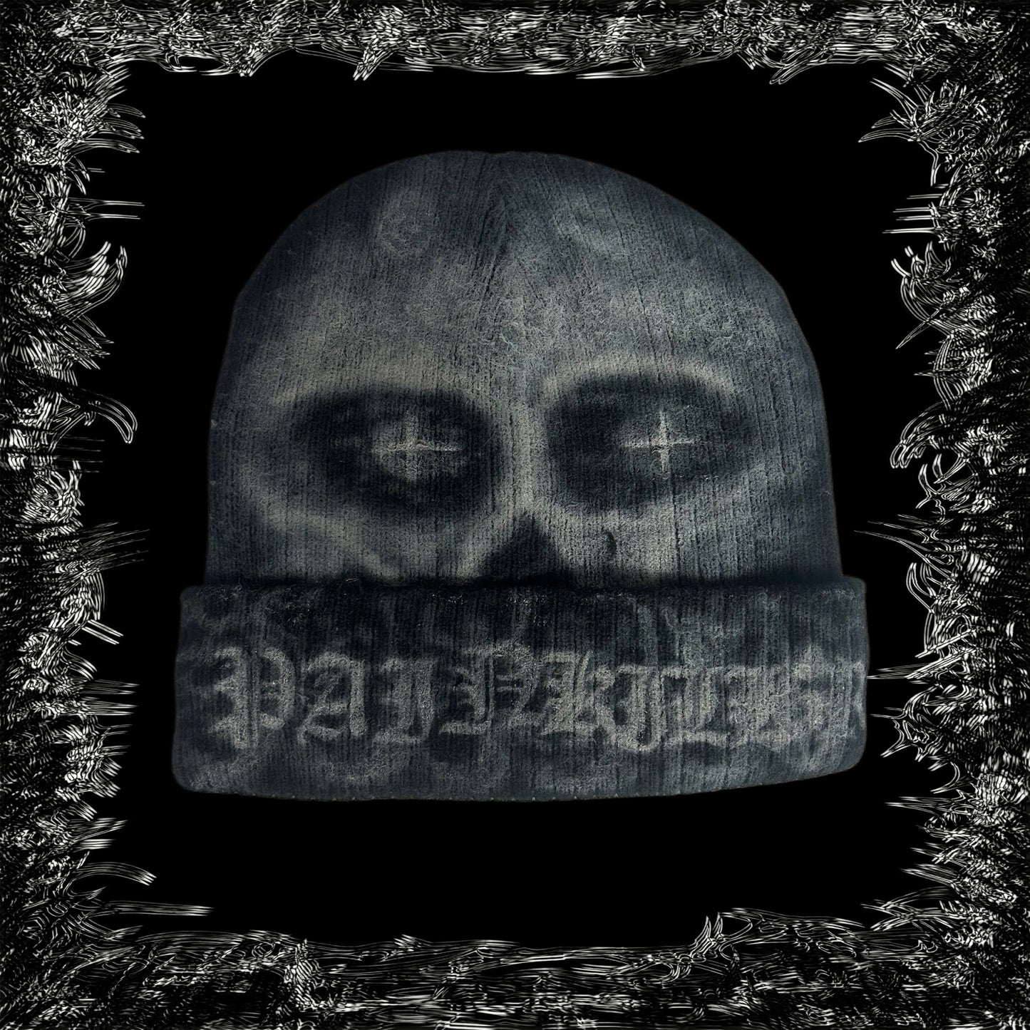 1 of 1 skull beanie gothic logo